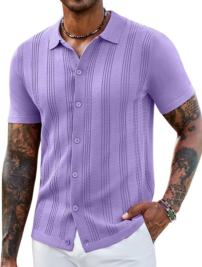 3b3ffd15-9938-4992-a2b8-3711203525de.jpg Fashionable Striped Hollow-Out Knitted Sweater For Men's Attire Apparel / Clothing - Image 12