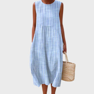 Womens Sleeveless Casual Printed Elegant Dress Garments Apparel / Clothing