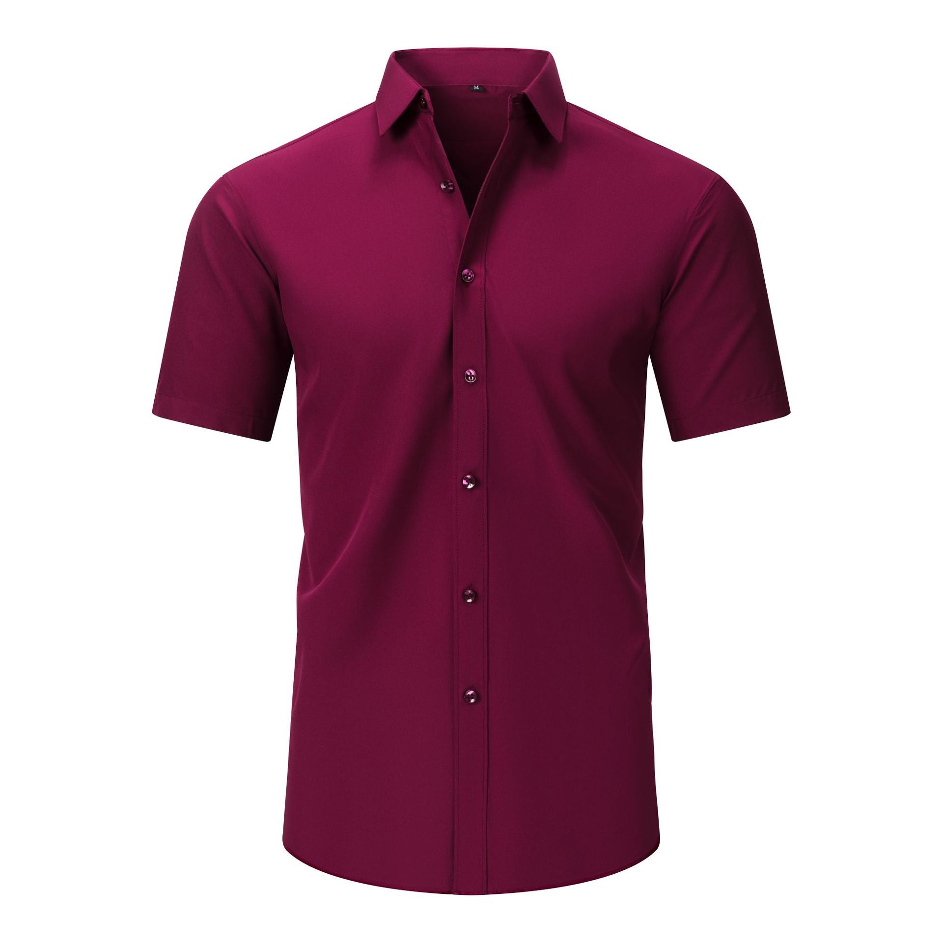 cbcc7661-0f80-4805-8188-52340a2c1352.jpg Mens Short-sleeve Stretchy Plus-size Lightweight Shirt Men's Attire Apparel / Clothing - Image 9