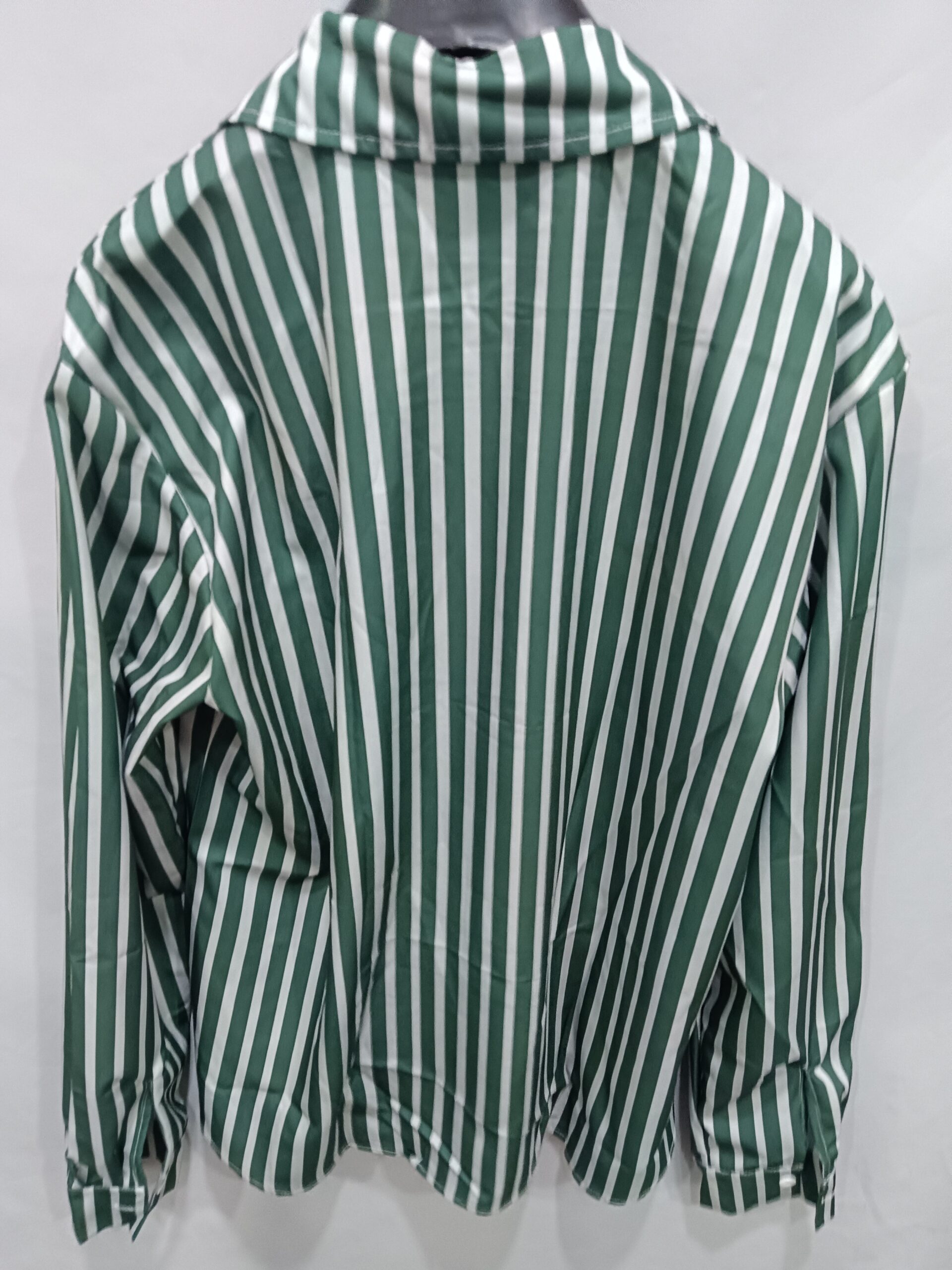 fce1a2b6-66ac-4f25-9cd1-400a9eb40b84.jpg Ins Stripe Printed Long Sleeve Shirt Men Fashion Casual Lapel Button Top Clothing Men's Attire Apparel / Clothing - Image 3